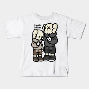 Kaws new bang 3 Kids T-Shirt